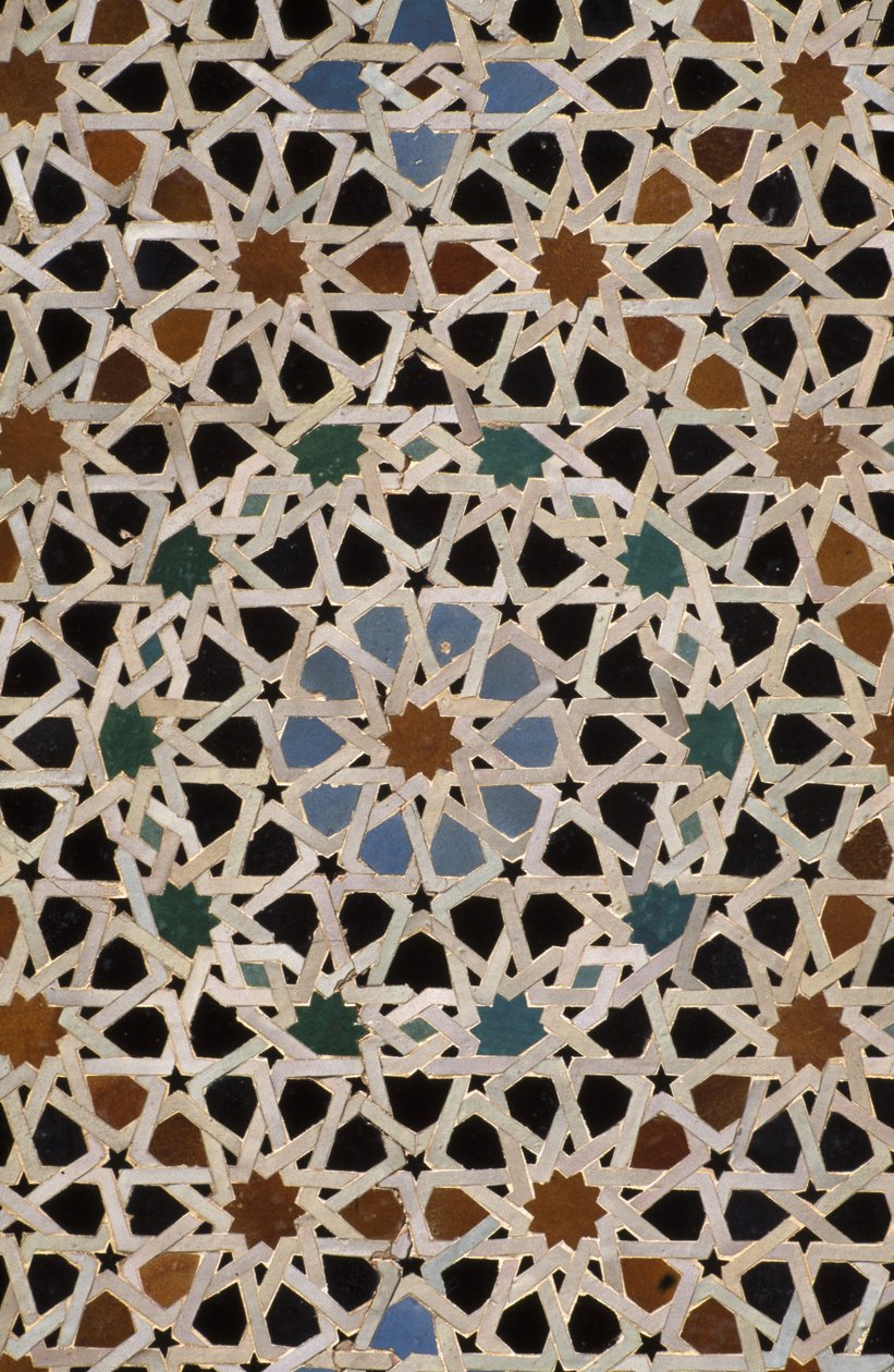 Madrasa Bou Inania, azulejos zellij de Moroccan School
