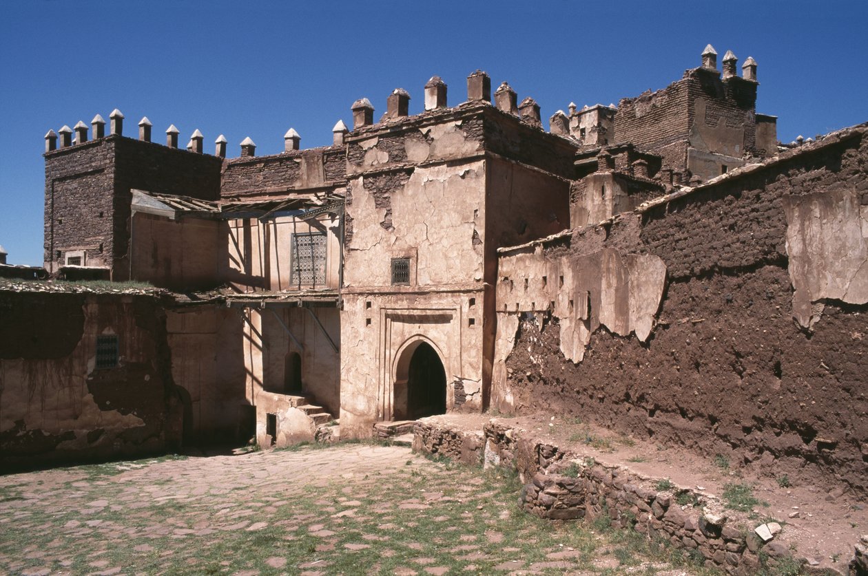 Vista exterior de la Kasbah de Thamiel glaoui de Moroccan School