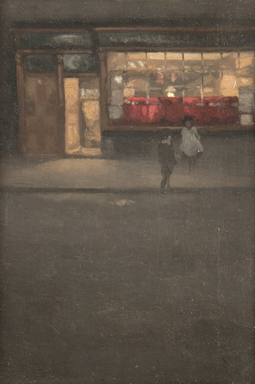 Una pequeña tienda en Chelsea, c.1884-87 de Mortimer Ludington Menpes