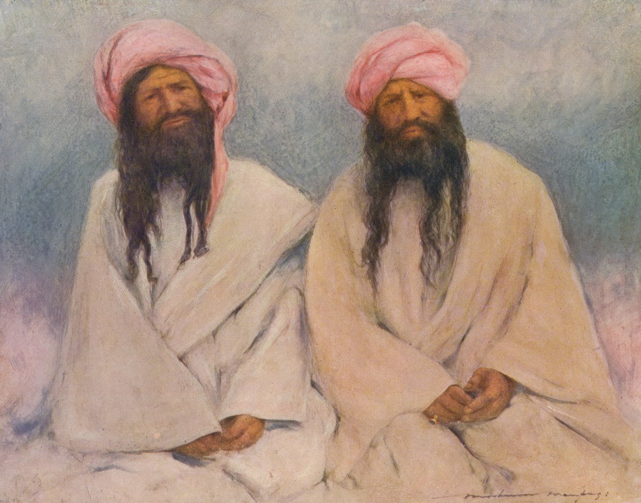 Dos jefes baluchi de Mortimer Ludington Menpes