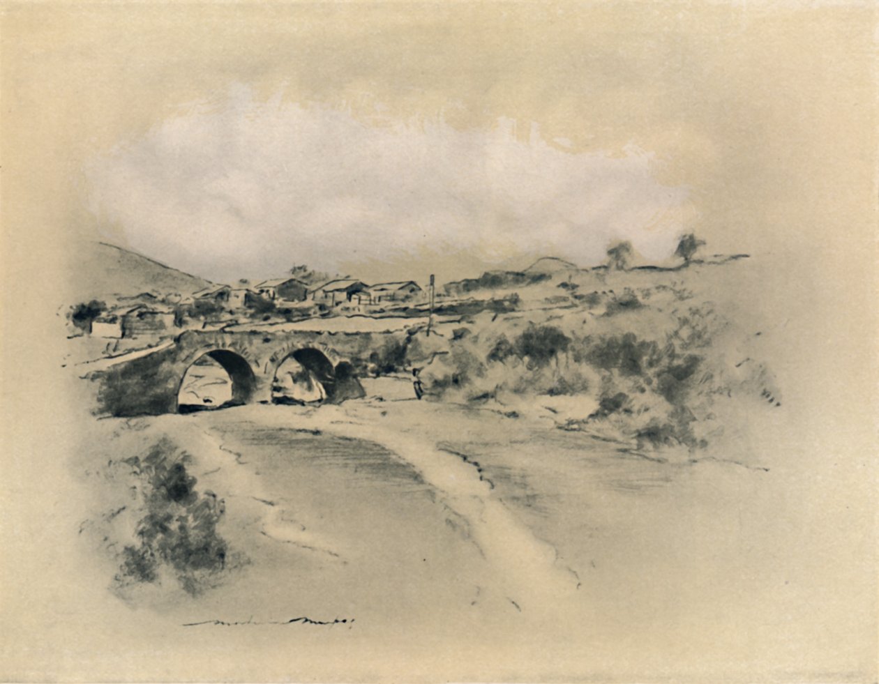 Un pueblo mexicano de Mortimer L Menpes