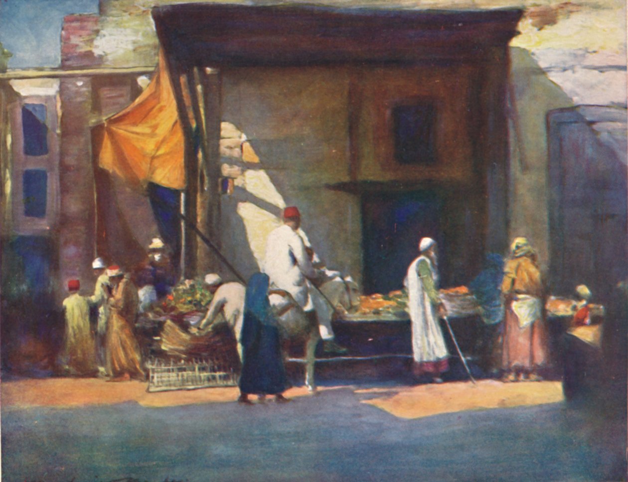 Puesto de Frutas de Mortimer L Menpes