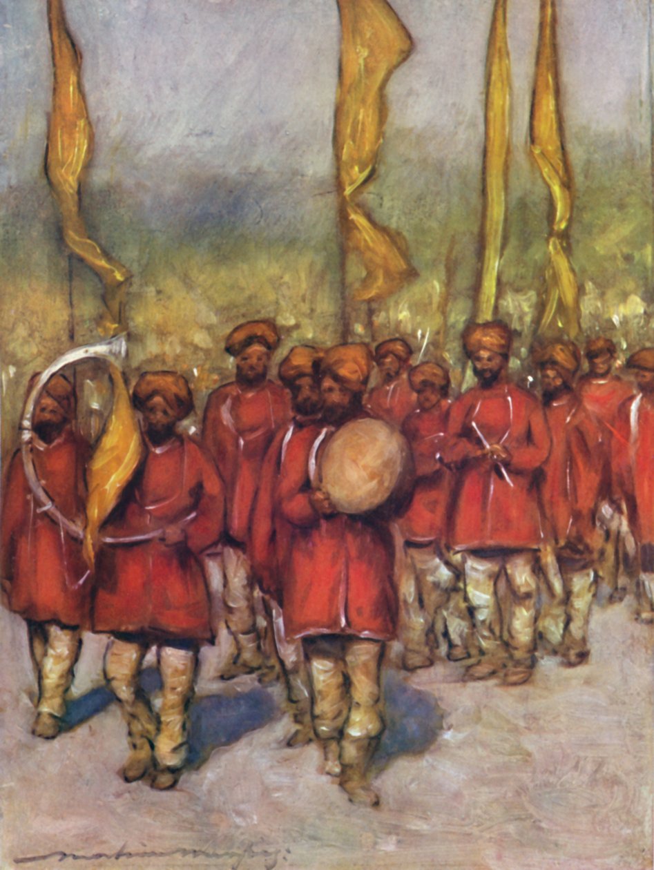 Bardos nativos del estado de Cutch, 1903 de Mortimer L Menpes