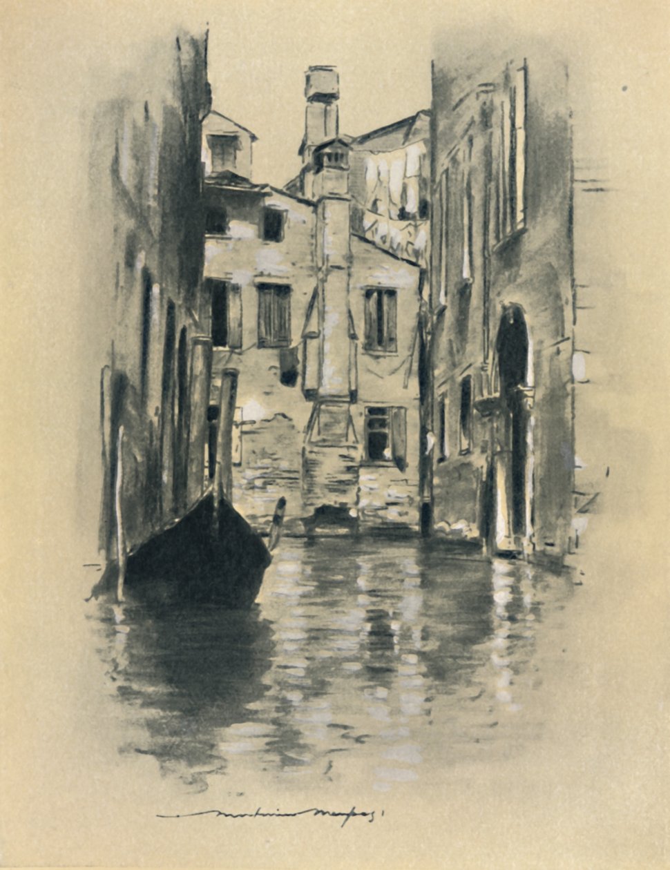 Calle en Venecia de Mortimer L Menpes