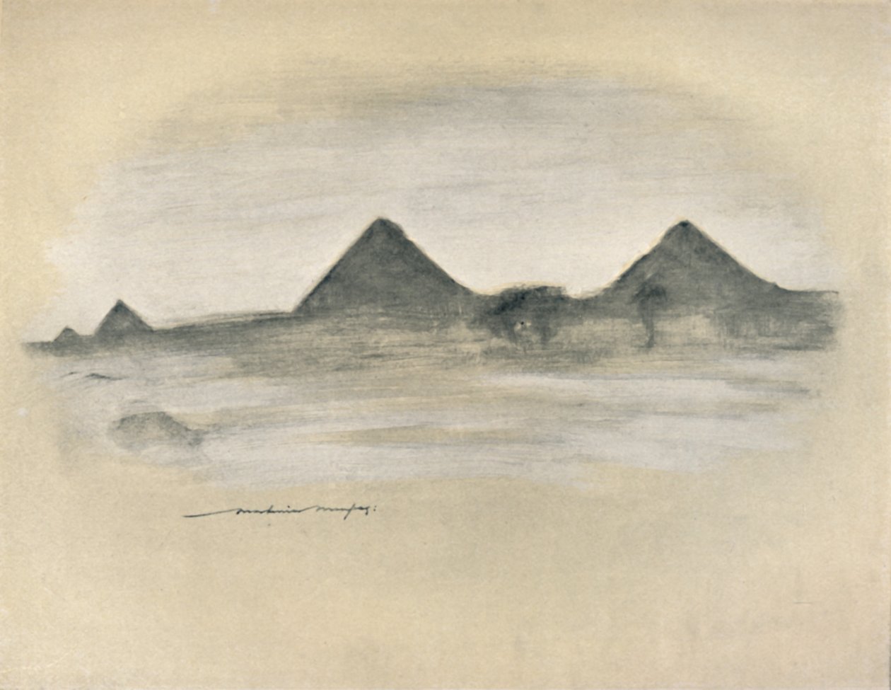 Las pirámides, 1903 de Mortimer L Menpes