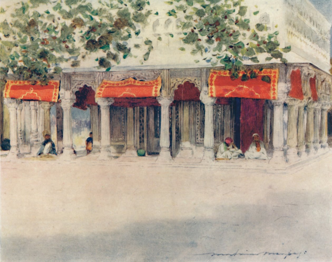 Una Bara Durri en Delhi, 1905 de Mortimer Ludington Menpes