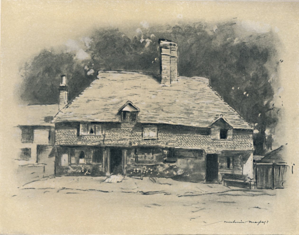 Una cabaña en Surrey de Mortimer Ludington Menpes