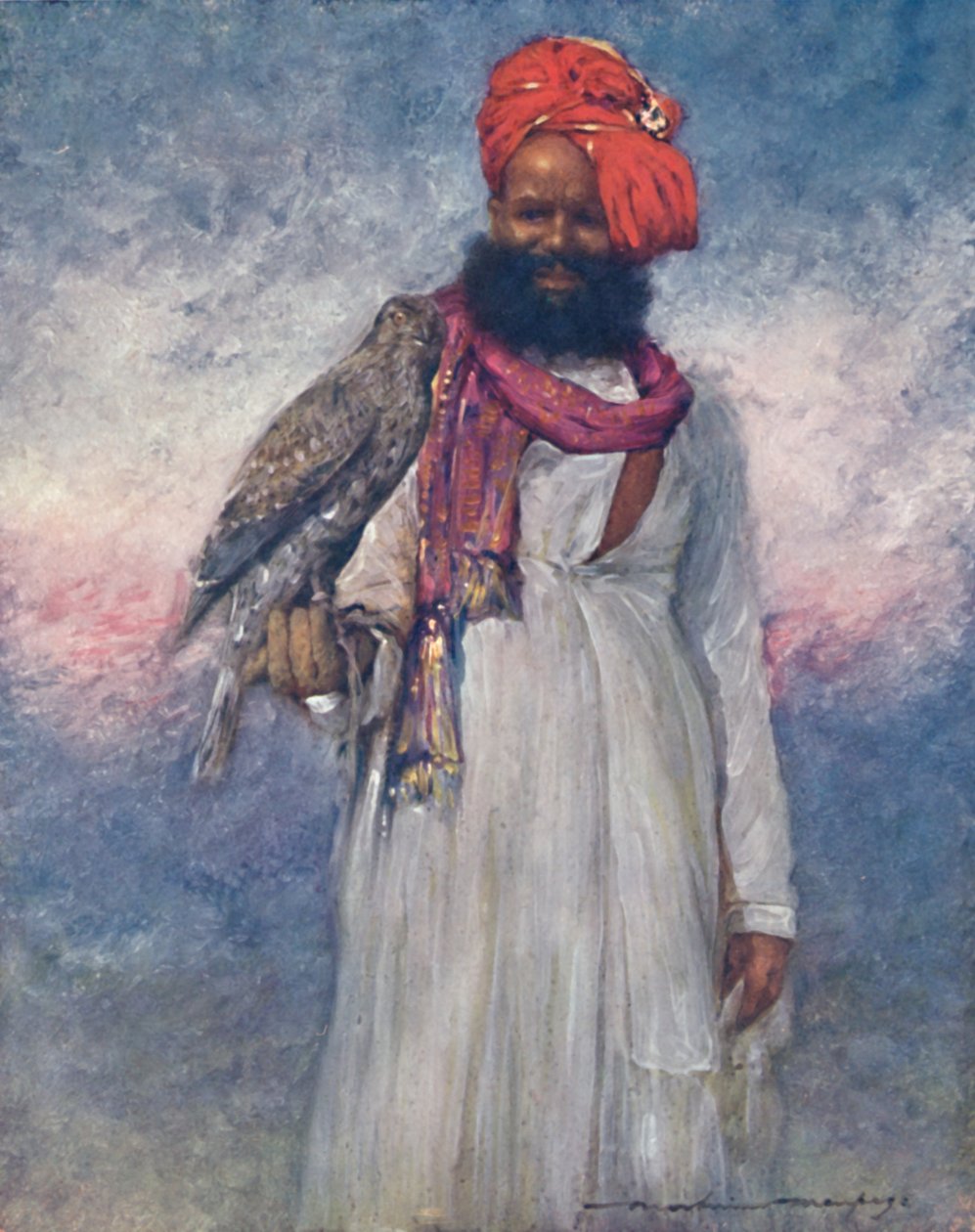 Un halconero de Rajgarh, 1903 de Mortimer Ludington Menpes