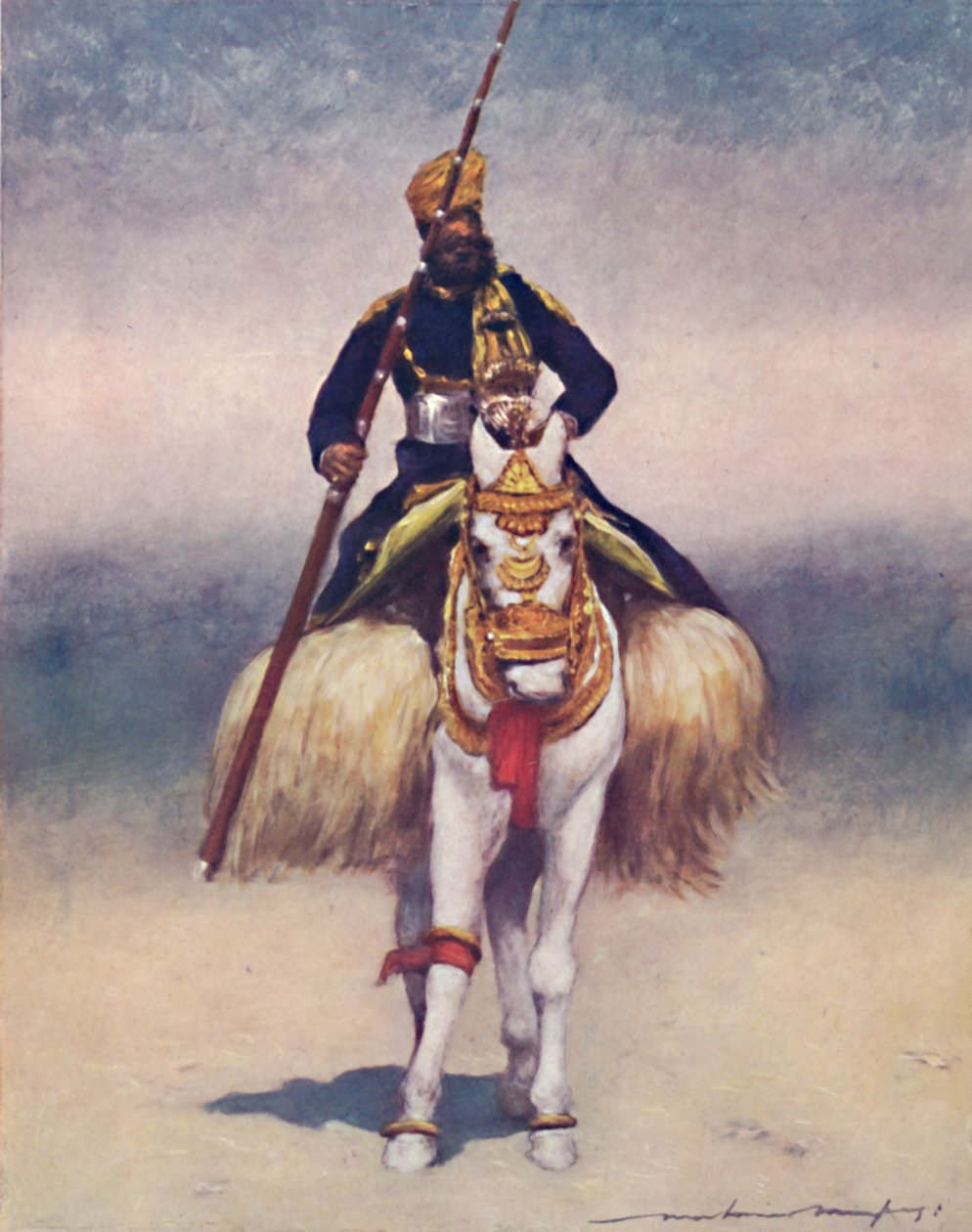 Un sirviente de Alwar, 1903 de Mortimer Ludington Menpes