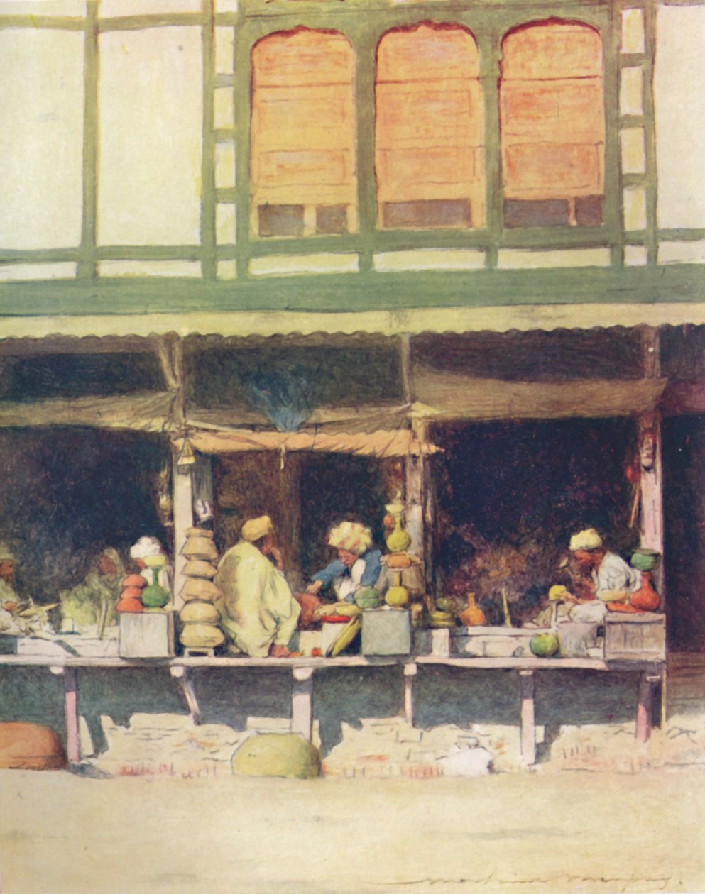 Una tienda no clasificada, 1905 de Mortimer Ludington Menpes