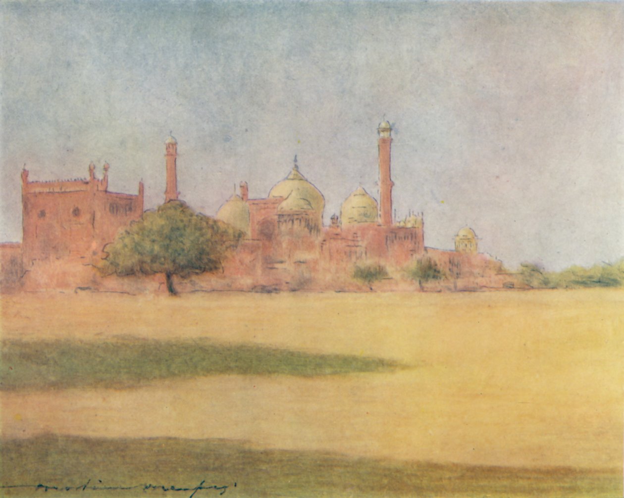 La Mezquita Jumna, 1905 de Mortimer Ludington Menpes