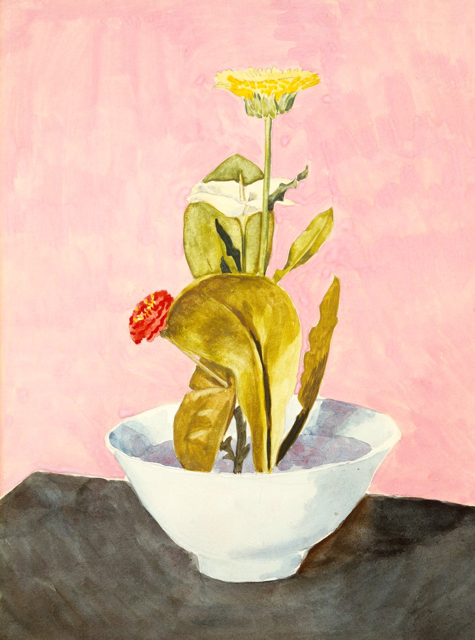 Cuenco de flores, 1918 de Morton Livingston Schamberg
