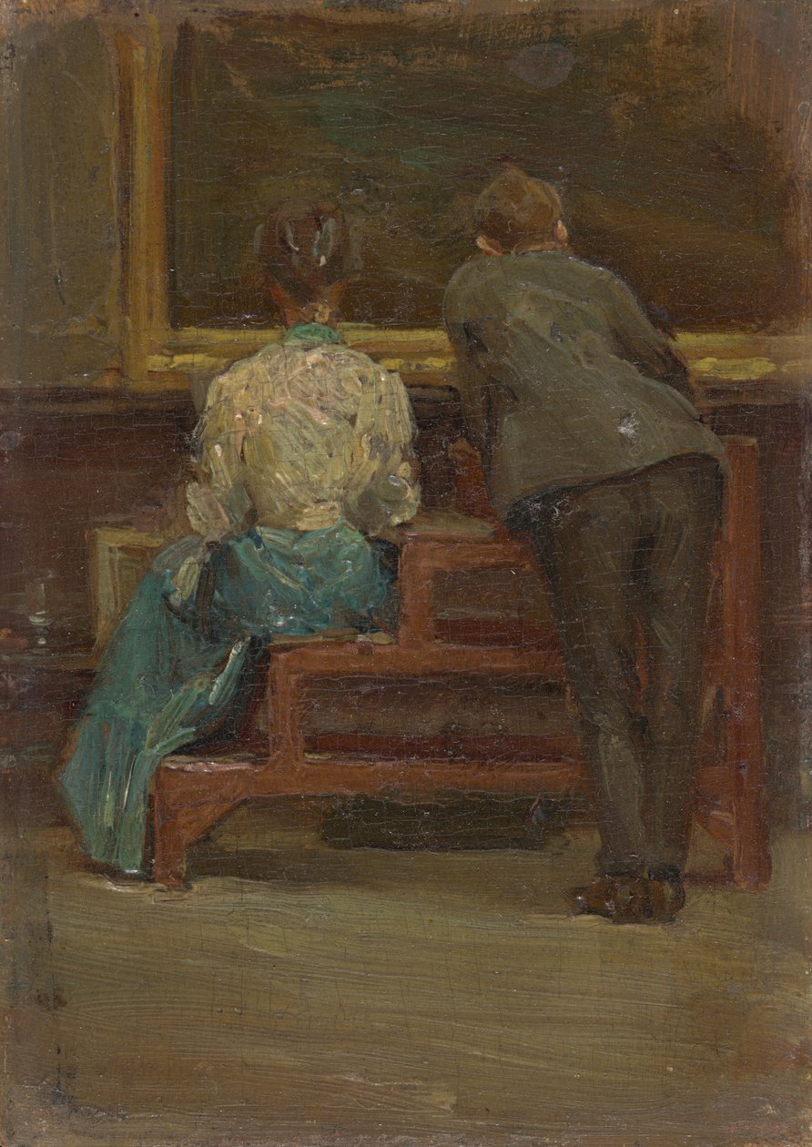 Charles Sheeler y Nina Allender, c. 1906 de Morton Livingston Schamberg