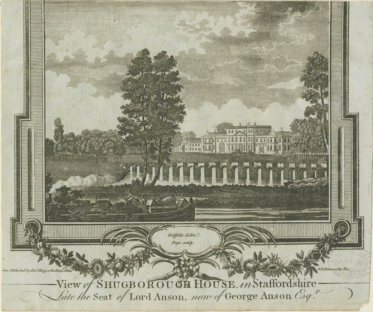 Shugborough Hall | Moses Griffiths | Impresión de arte