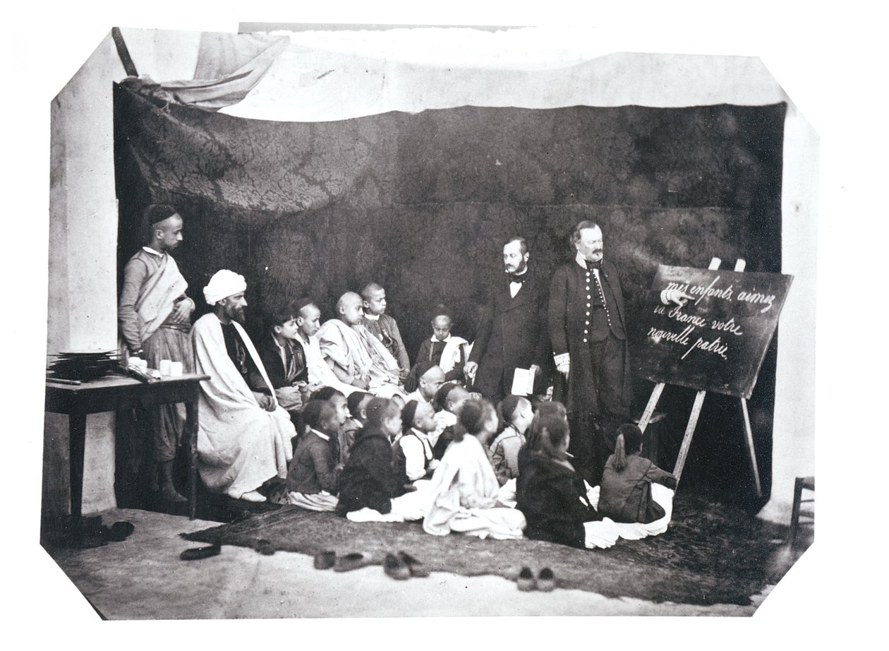 Escuela francesa en Argelia, c.1860 de Moulins