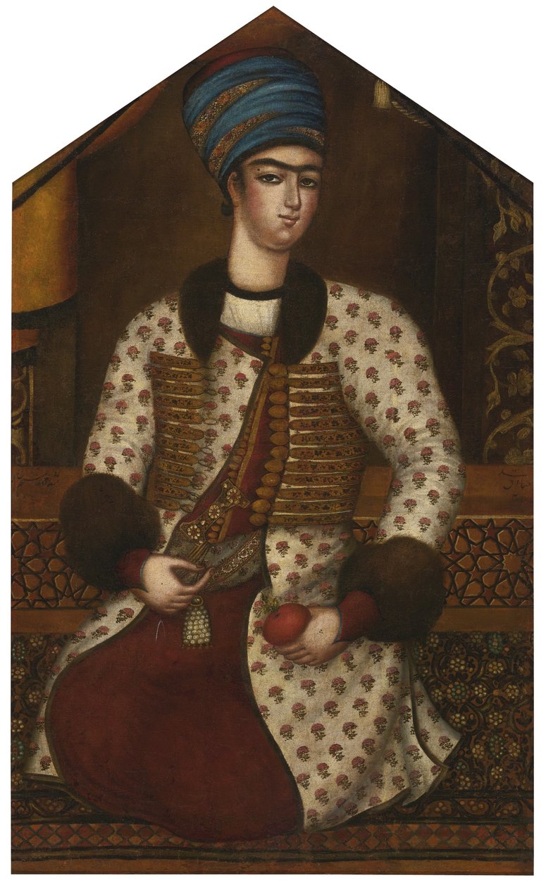 Retrato de Rustam Khan Zand de Muhammad Sadiq