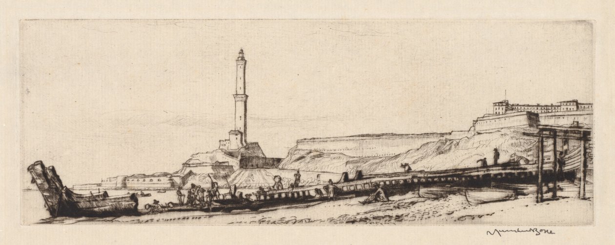 El Langterna, Génova de Muirhead Bone
