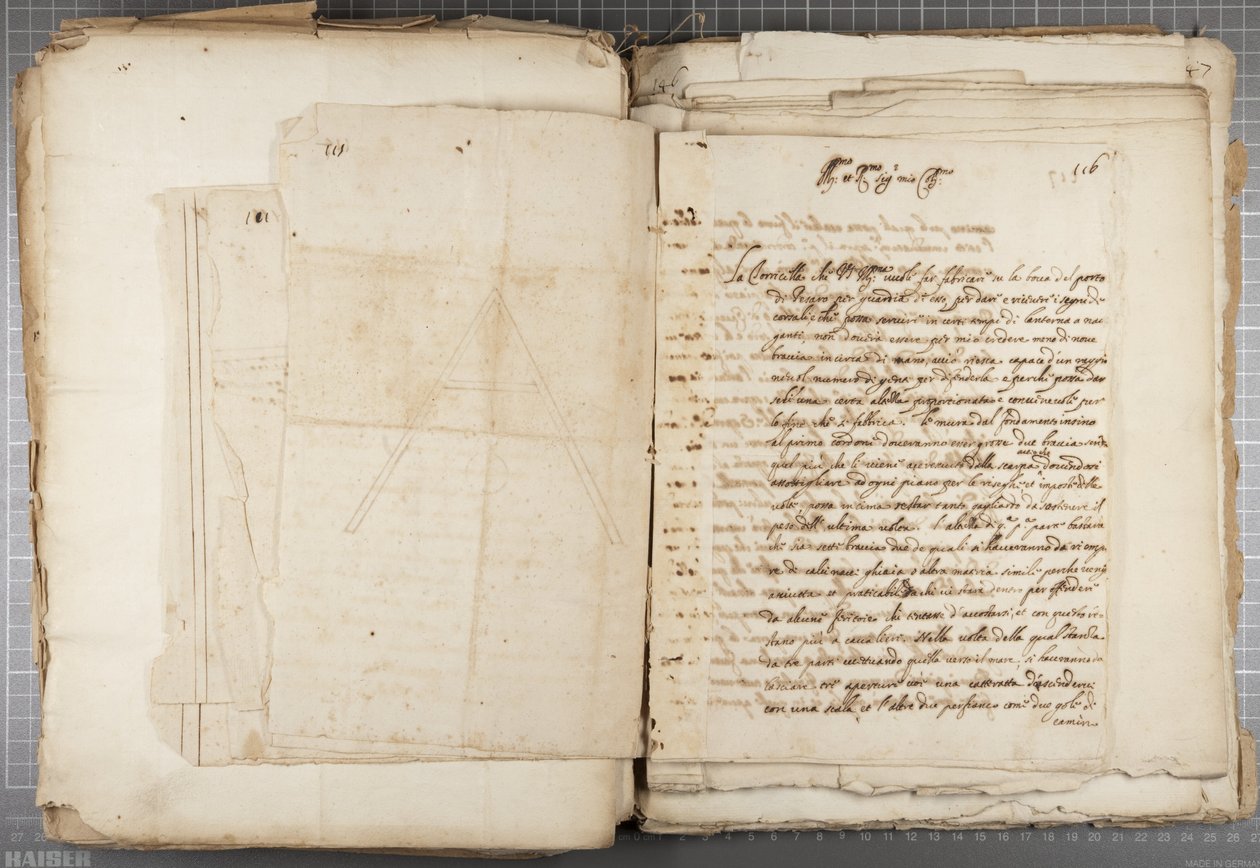 Portafolio de dibujos de Mutio Oddi de Urbino y otros, p116, c.1635-40 de Muzio Oddi
