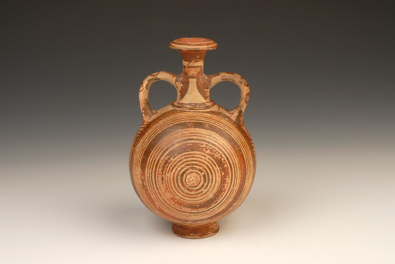 Frasco de Peregrino Aryballos, 1400-1370 a.C. de Mycenaean