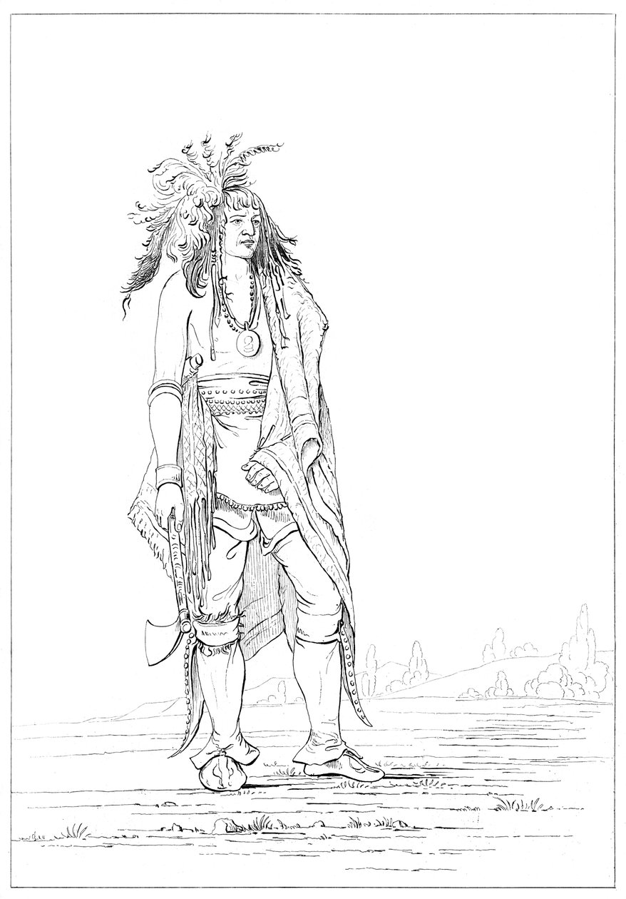 Valiente iroqués, 1841 de Myers and Co