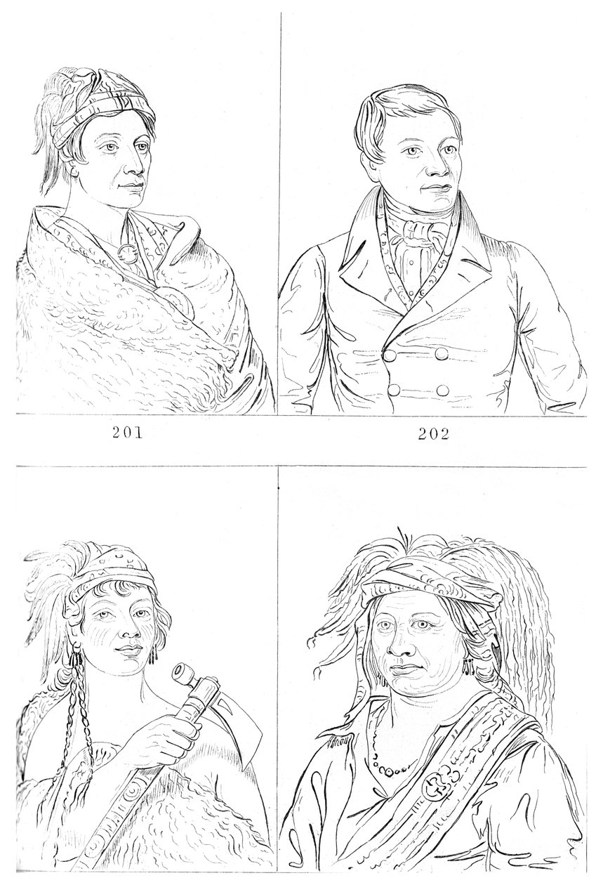 Oneidas, Tuscaroras y Senecas, 1841 de Myers and Co