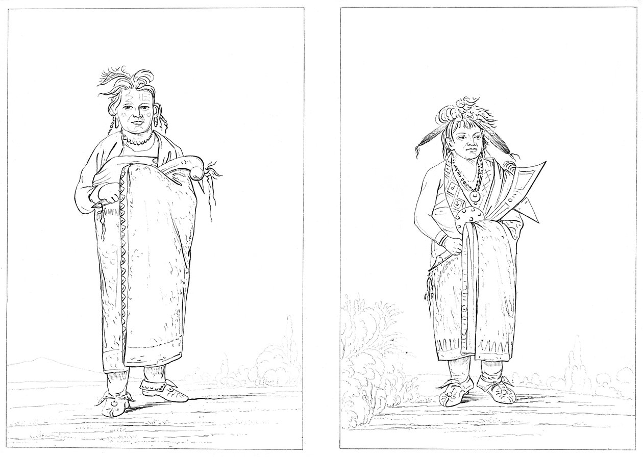 Winnebagoes, 1841 de Myers and Co