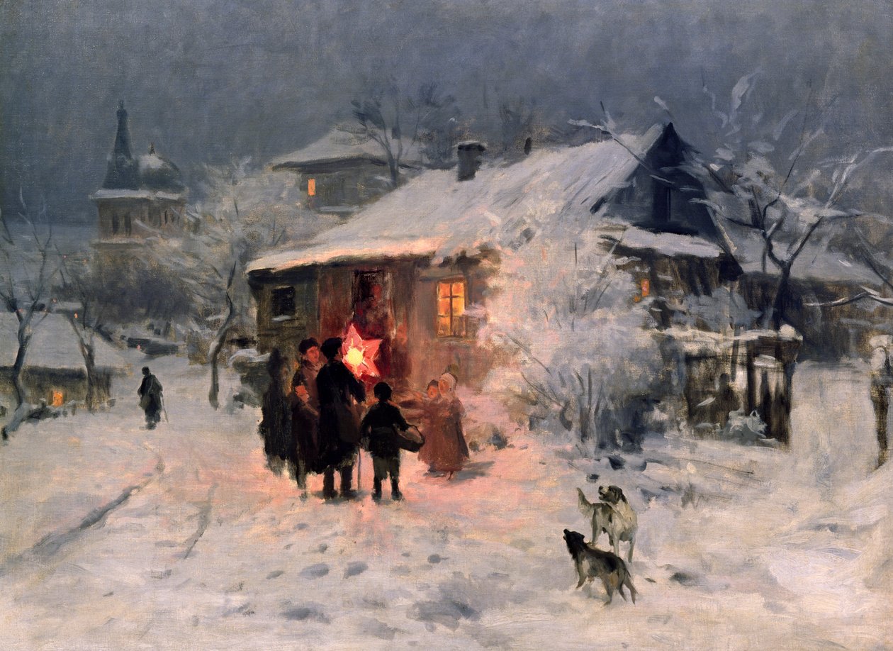 El villancico en Ucrania de Mykola Kornylijowytsch Pymonenko