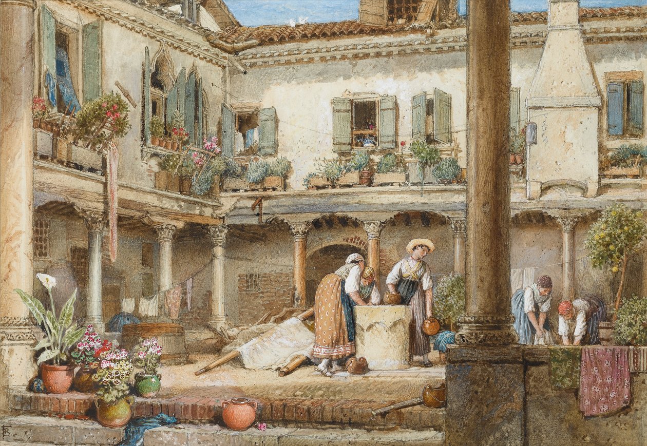 Abbazia San Gregorio, Venecia de Myles Birket Foster