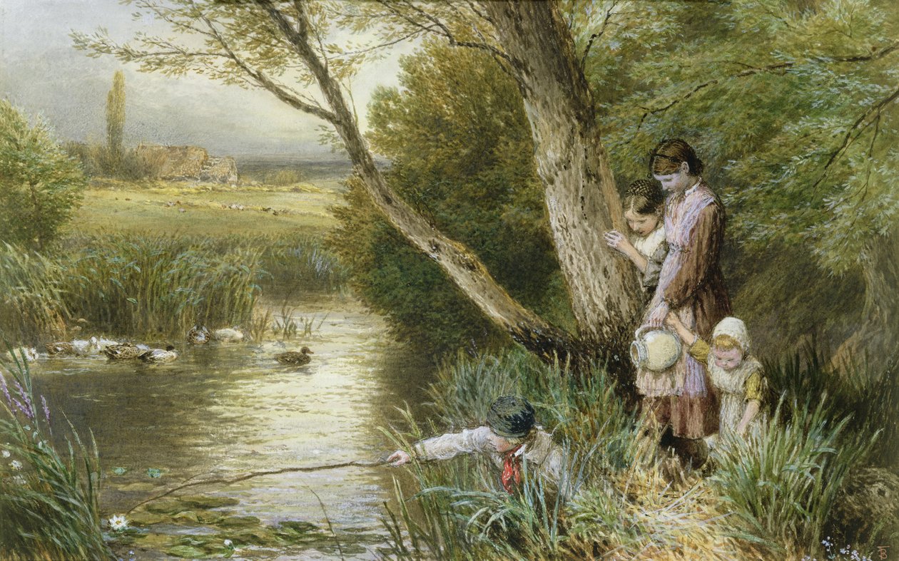 Junto al arroyo de Myles Birket Foster