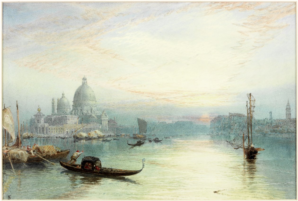 Entrada al Gran Canal, Venecia de Myles Birket Foster