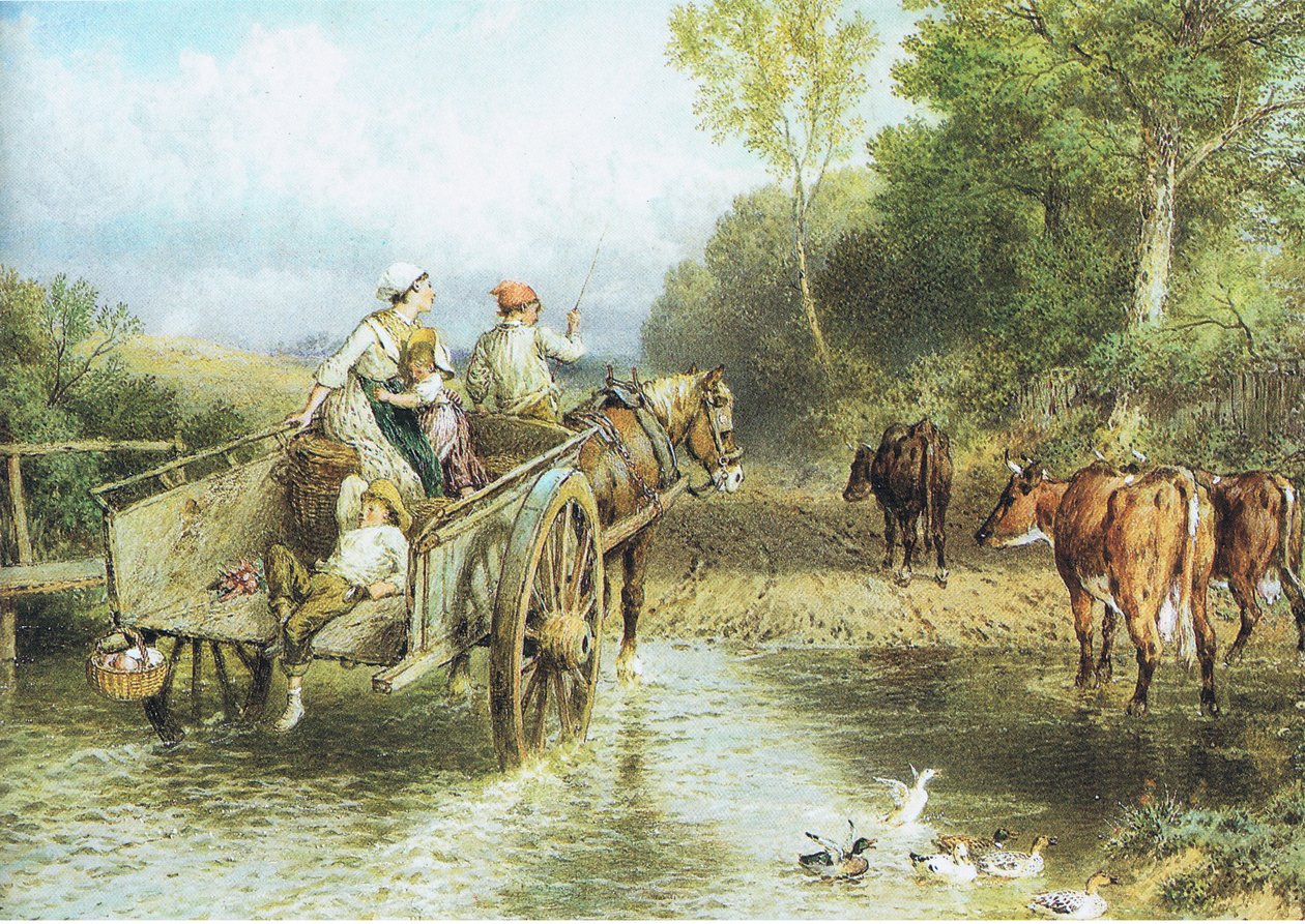 Volviendo del mercado de Myles Birket Foster