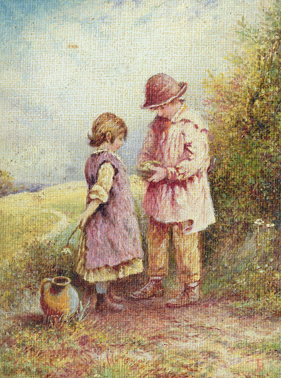 El nido de pájaros de Myles Birket Foster