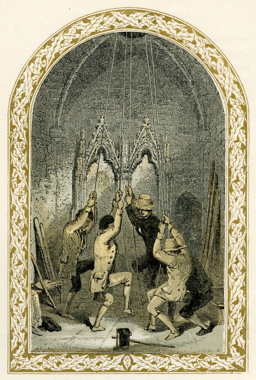 Campaneros - ilustración de Birket Foster de Myles Birket Foster