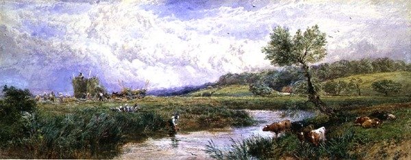 Tiempo de cosecha de Myles Birket Foster
