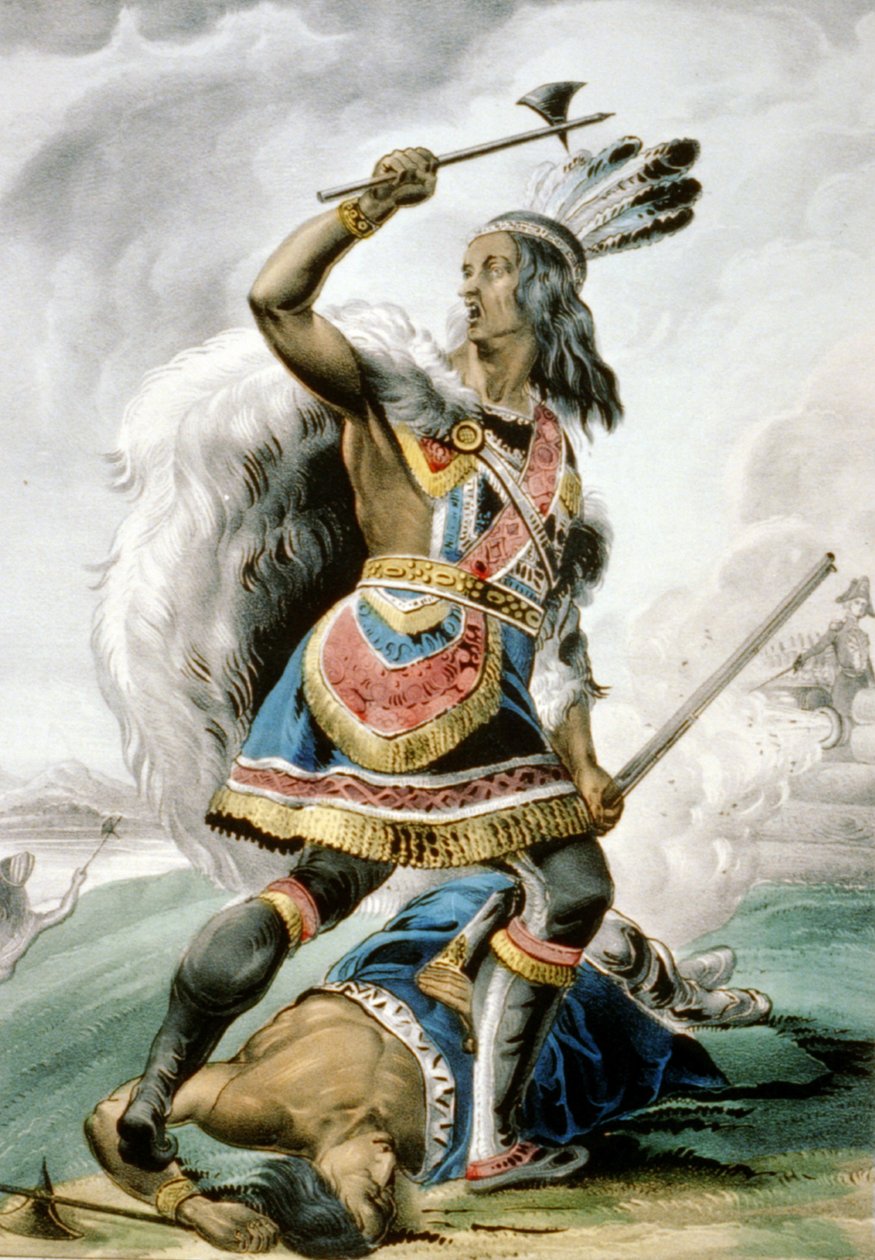 Guerrero Indio, 1845 de N. and Ives, J.M. Currier
