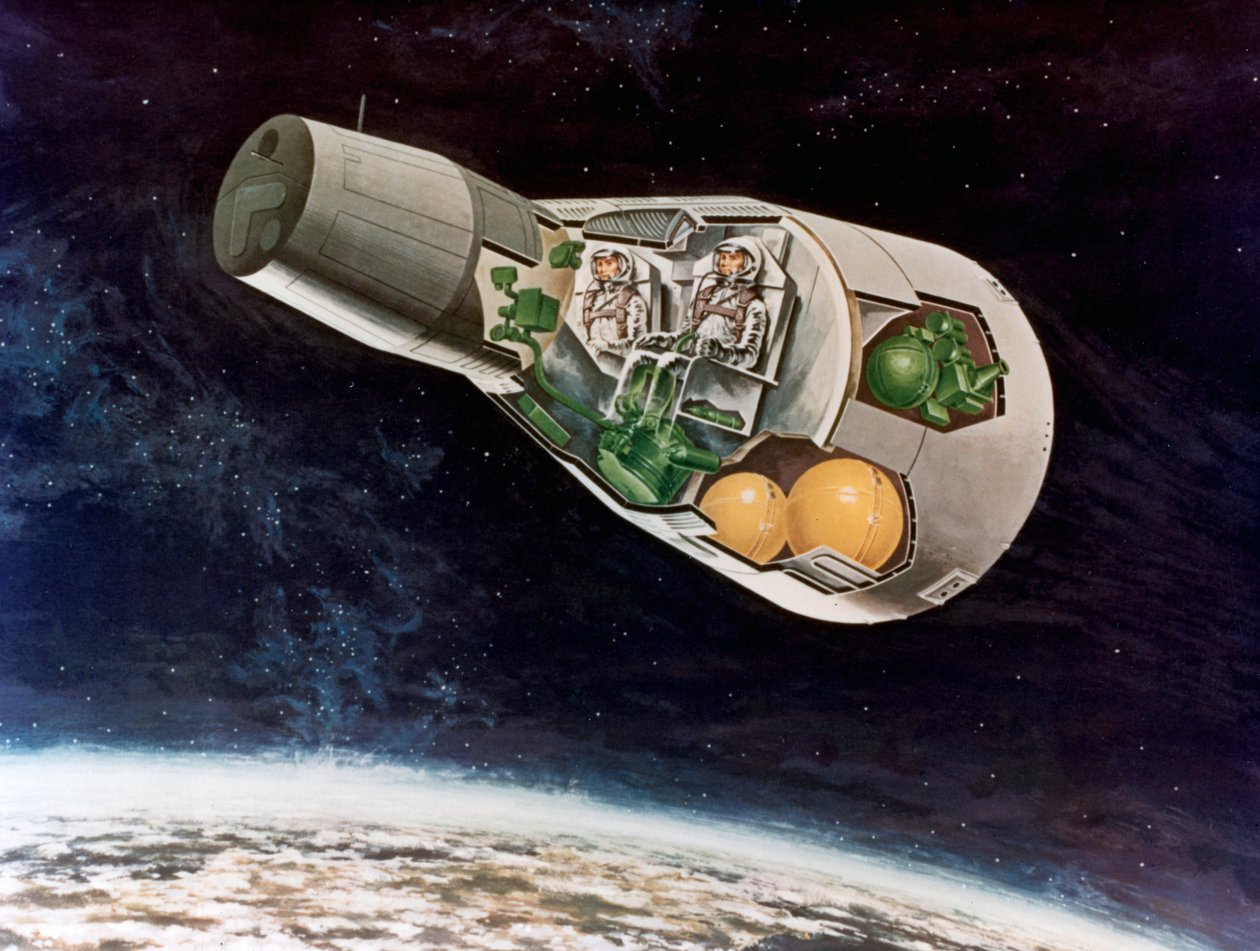 Un módulo lunar de la NASA, c1970s de NASA Images