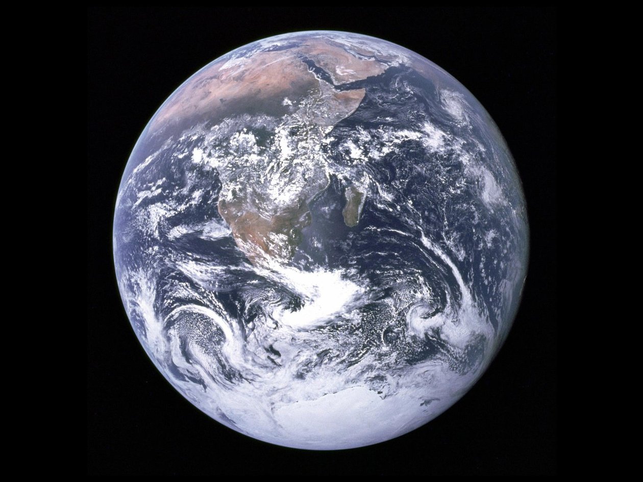 La Canica Azul - La Tierra desde el espacio, 7 de diciembre de 1972 de NASA Images