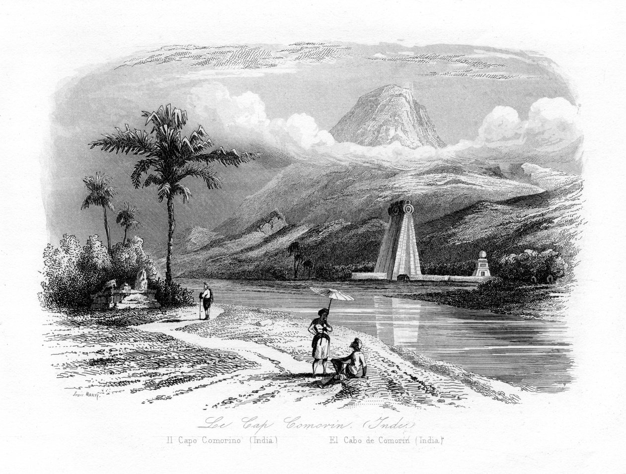 Cabo Comorin, India de N. Remond