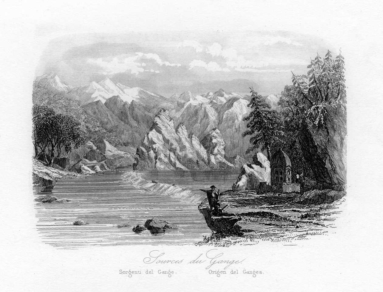 Fuente del Ganges, India de N. Remond
