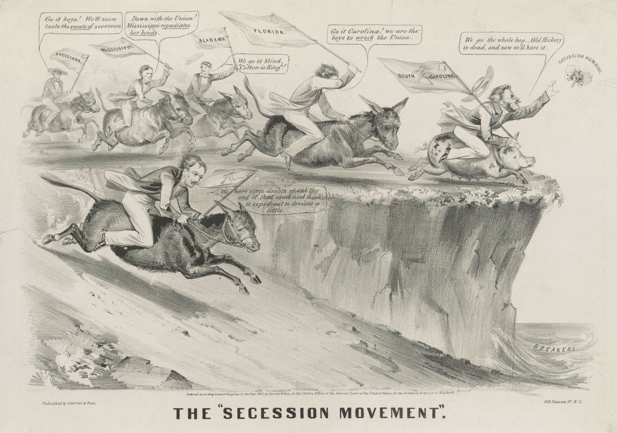 El movimiento de secesión de Currier and Ives