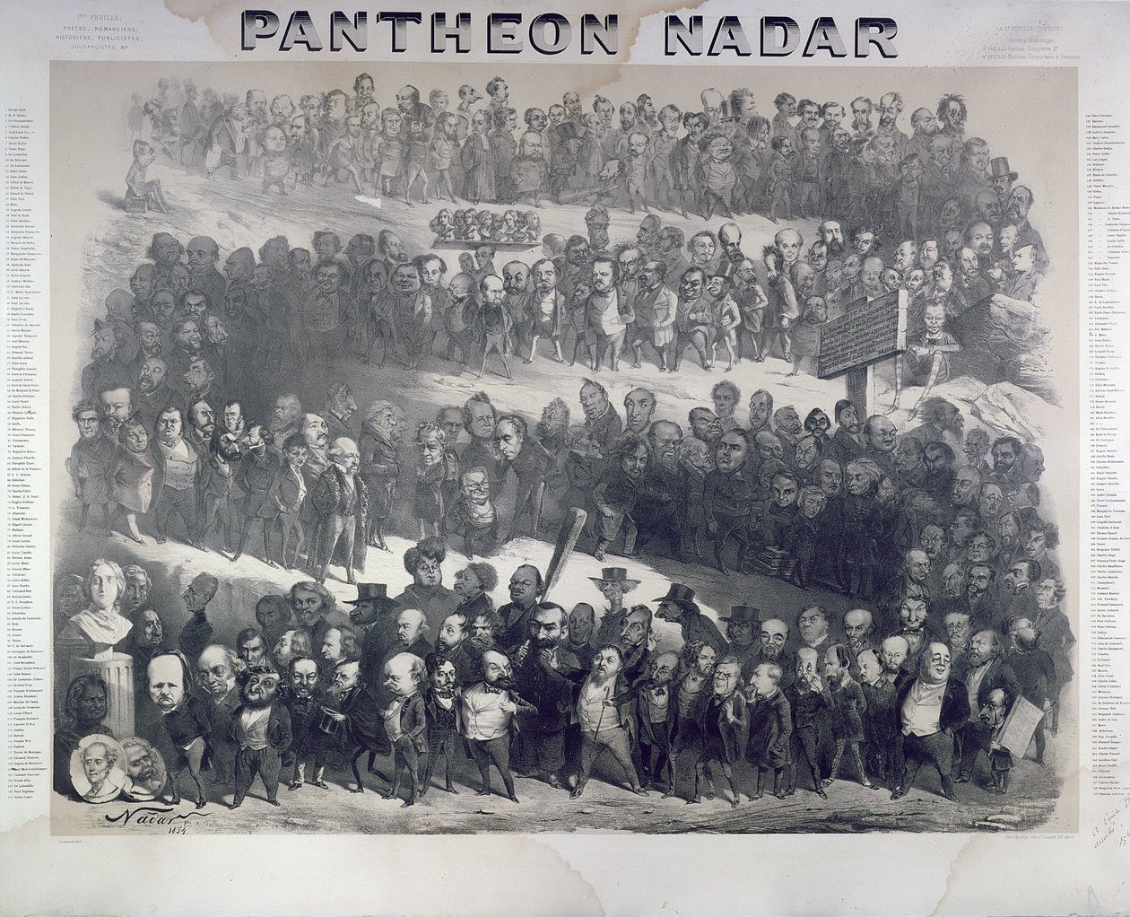 Nadar Pantheon, 1854, París de Nadar