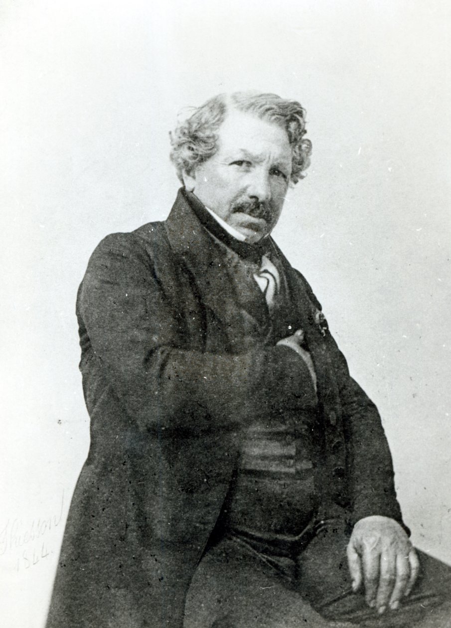 Retrato de Louis-Jacques Daguerre (1787-1851) de Nadar