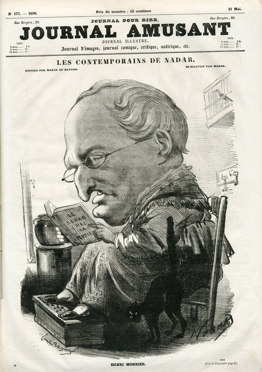 Portada de "Le Journal Amusant", 05 de mayo de 1859 de Nadar