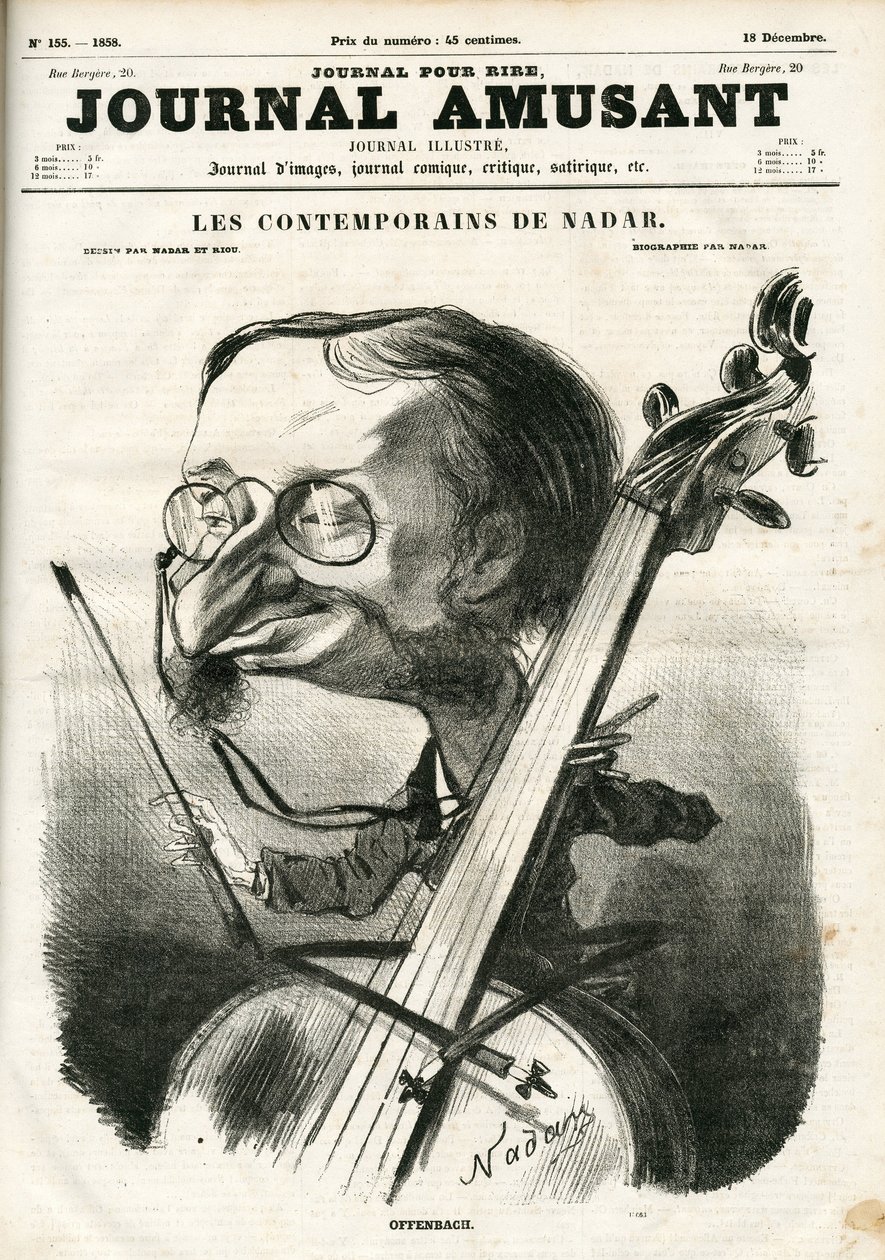 Portada de "The Fun Journal" de Nadar