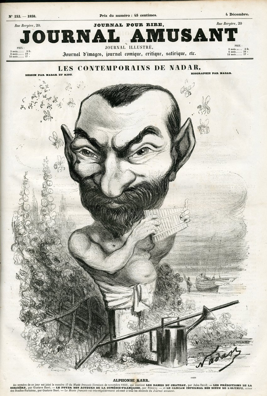 Portada de The Fun Journal de Nadar