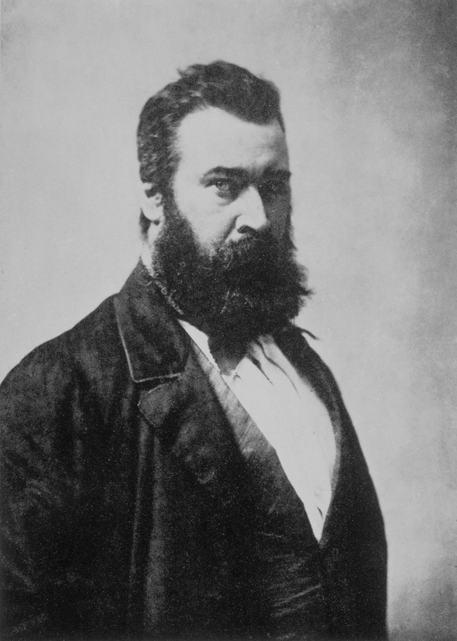 Jean-Francois Millet (1814-1875), pintor francés, fotografía de Nadar de Nadar