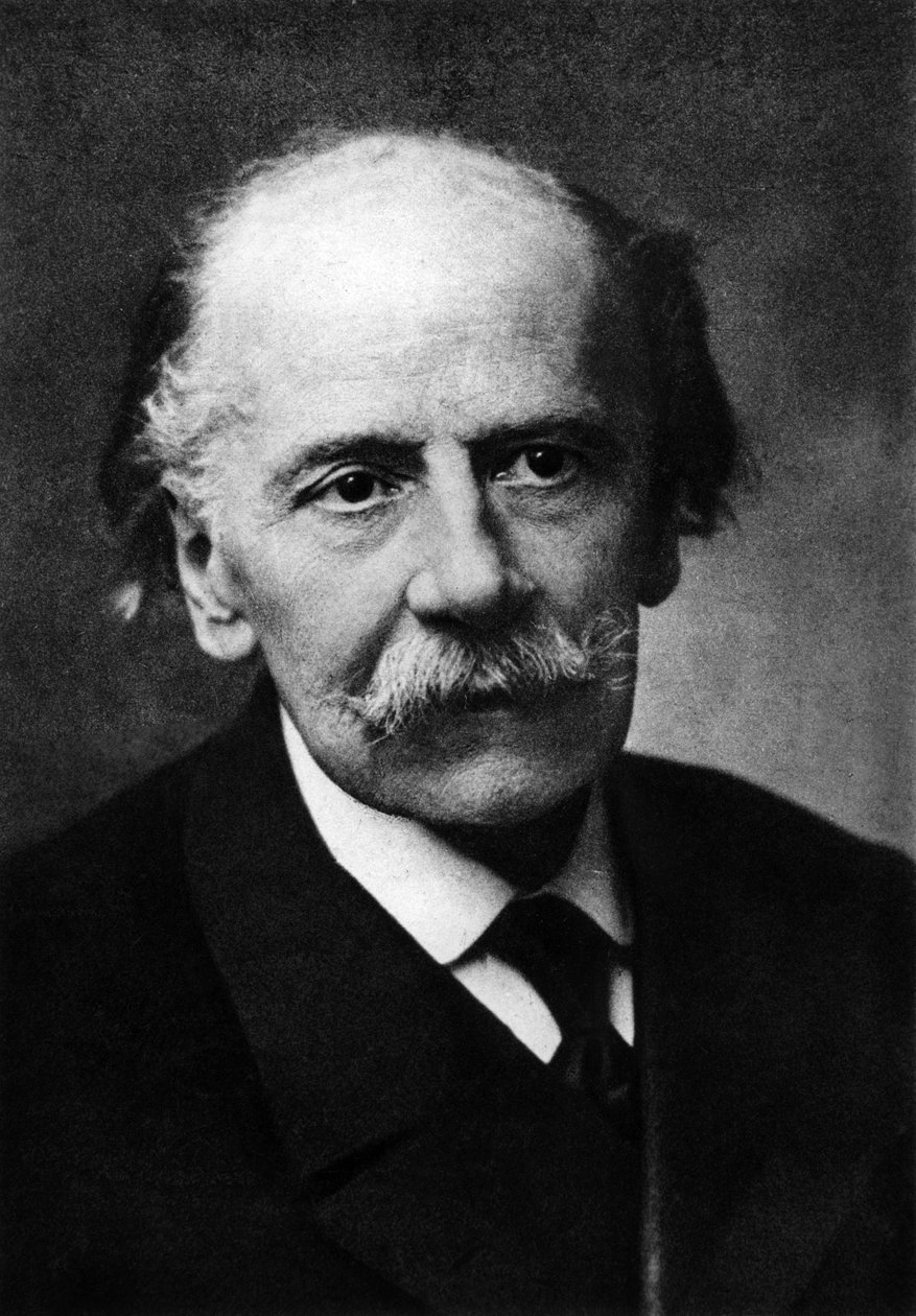 Jules (Emile Frederic) Massenet (1842-1912). Compositor francés. De una fotografía de Nadar, seudónimo de Gaspard-Felix Tournachon (1820-1910) de Nadar