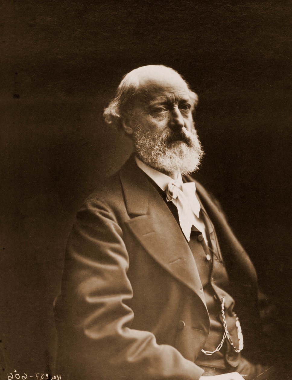 Retrato de Eugene Viollet-le-Duc, arquitecto 1814-1879 de Nadar