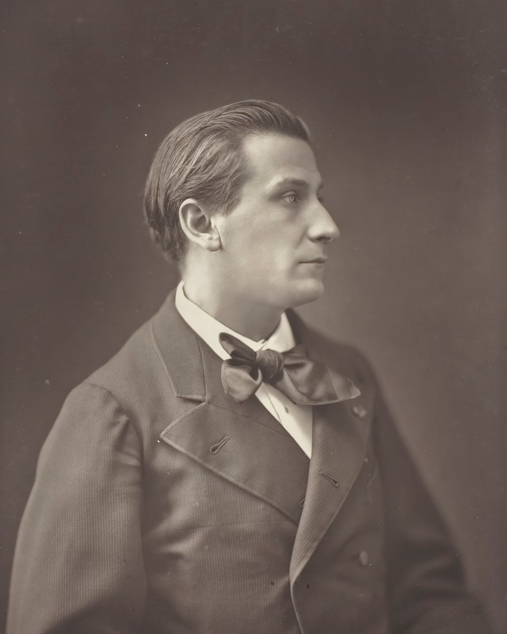 François Coppée, poeta y novelista francés, 1842-1908, c. 1876 de Nadar