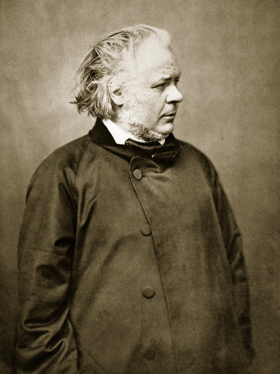 Honoré Daumier (foto sepia) de Nadar